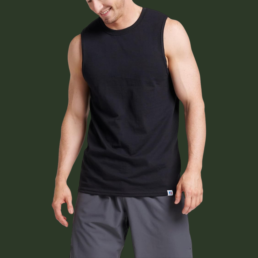 Florian – Klassisches, schwarzes Muskelshirt