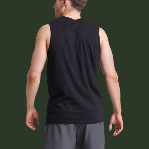 Florian – Klassisches, schwarzes Muskelshirt