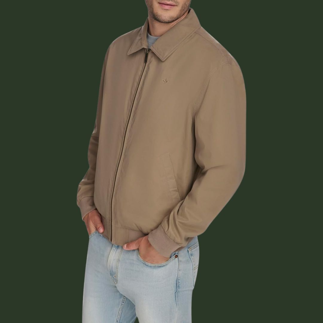 Friedrich – Klassische Harrington-Jacke in Taupe