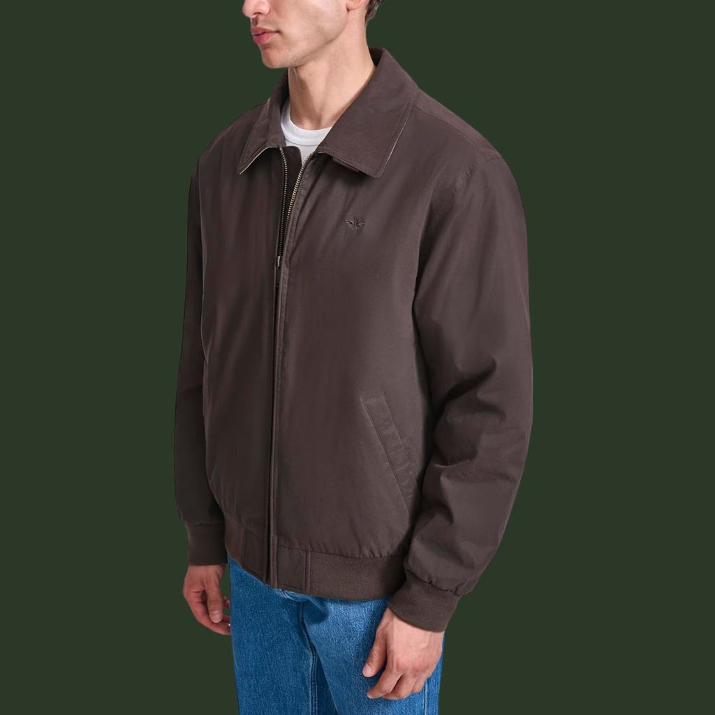 Johannes – Robuste Übergangsjacke in Dunkelbraun