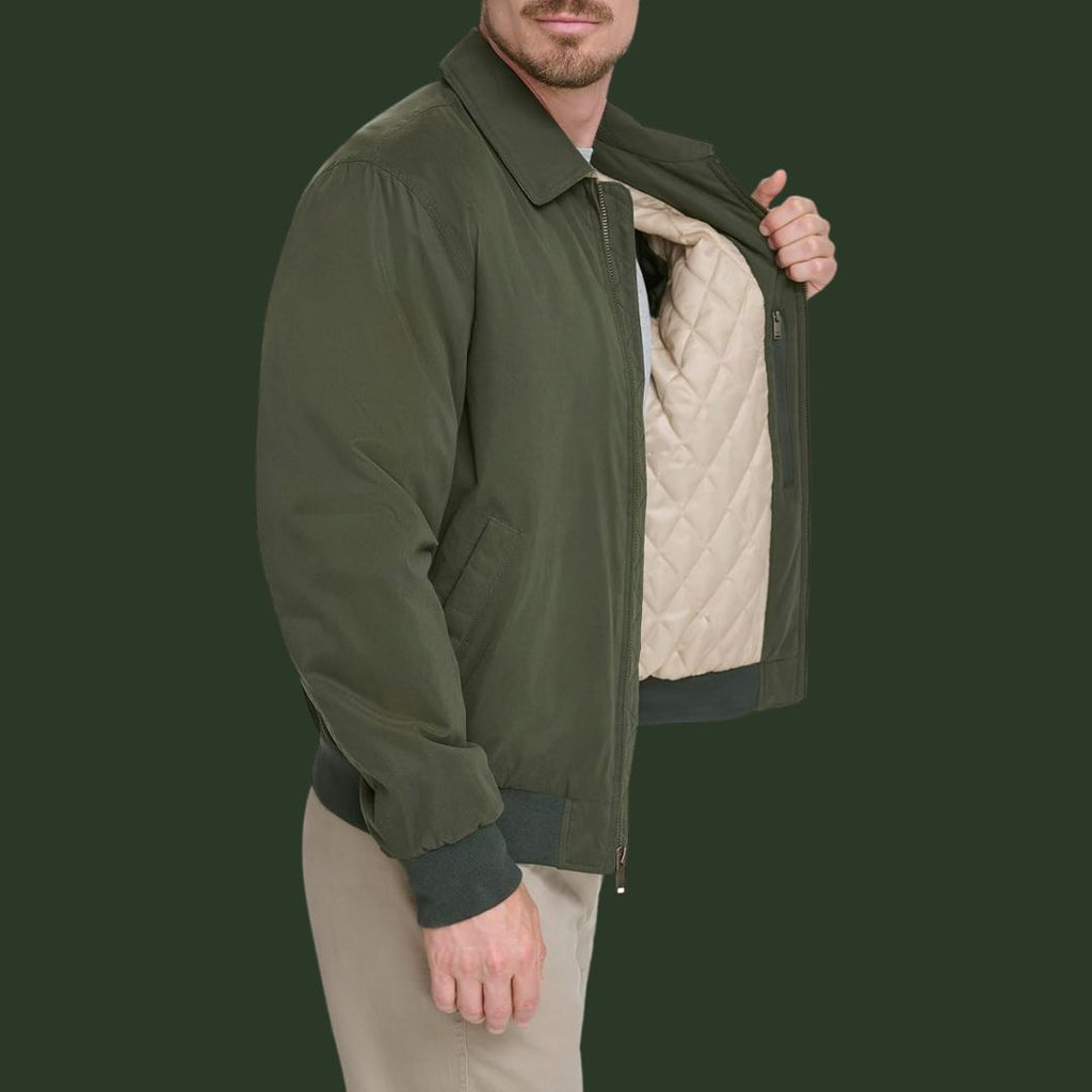 Matthias – Zeitlose Übergangsjacke in Olivgrün