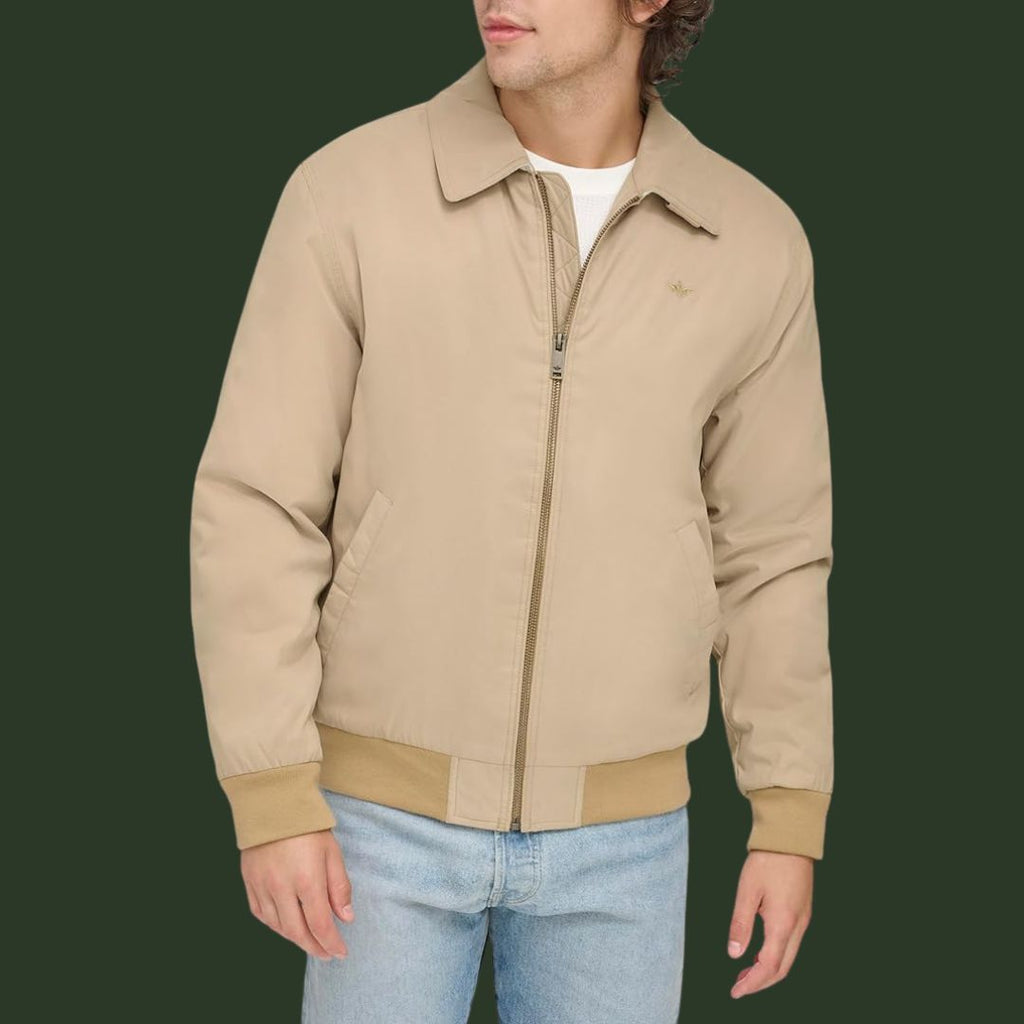 Sebastian – Zeitlose Harrington-Jacke in Beige