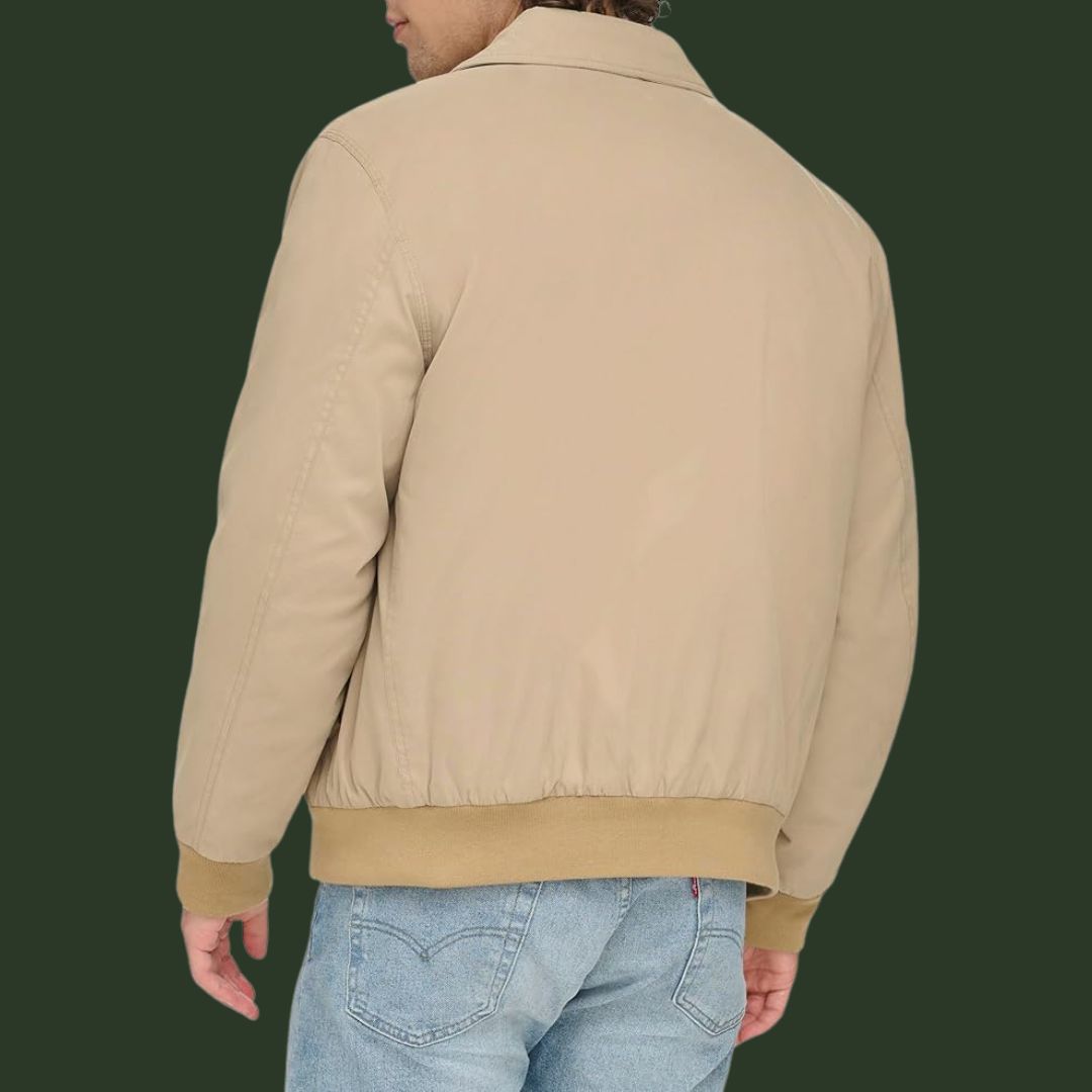 Sebastian – Zeitlose Harrington-Jacke in Beige