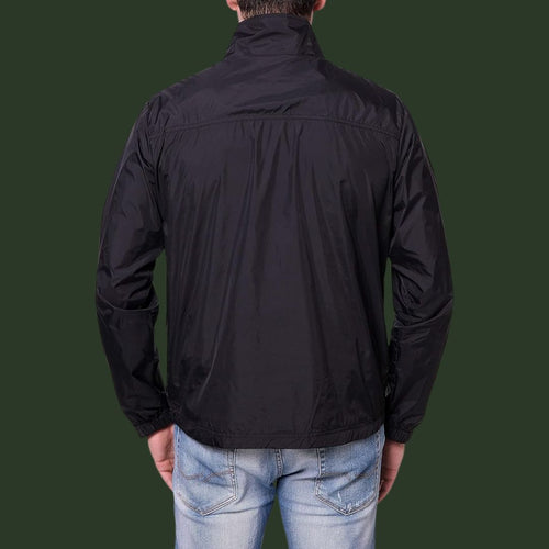 Felix – Funktionale, schwarze Outdoor-Leichtjacke