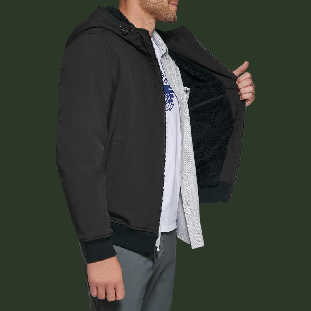 Tobias – Warme Kapuzenjacke mit Fleece-Futter