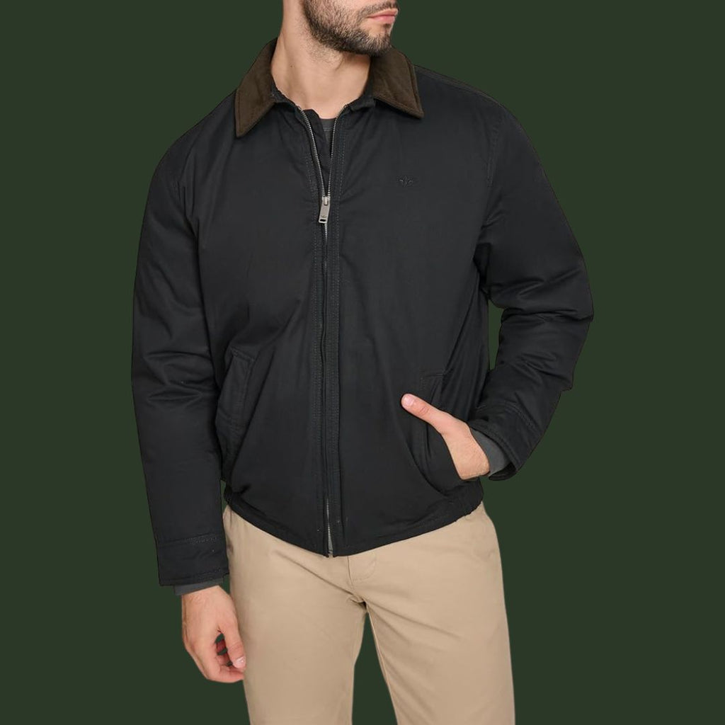 Jonas – Klassische Übergangsjacke mit Kontrastkragen